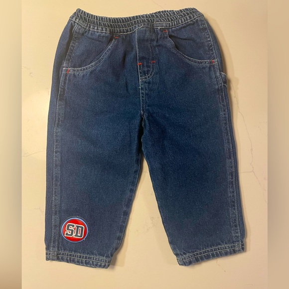VTG 24M Scooby Doo Jeans Kids Babies - Picture 1 of 4